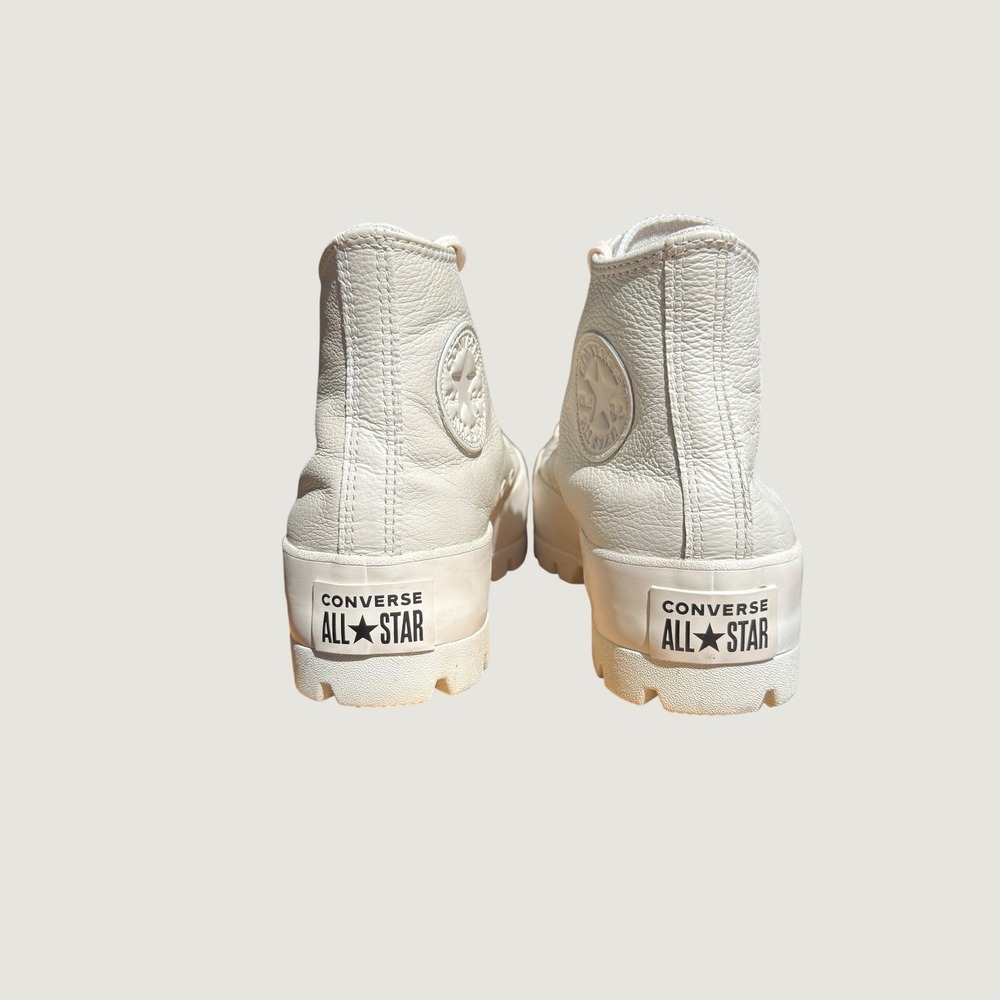 Converse Chuck Taylor All Star Lugged 2.0 Leather High Top Parchment - Picture 4 of 6